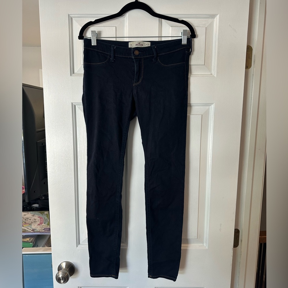 Hollister Dark Denim Skinny Jeggings, Size 7